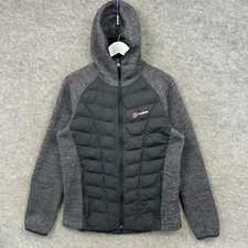 Berghaus Jacket Mens Large Grey Duneline Hydroloft Insulated Padded Puffer Coat