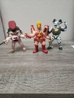 Lot Of Vintage Power Rangers  Pudgy Pig , Head Butting Robogoat And Chicken Pete