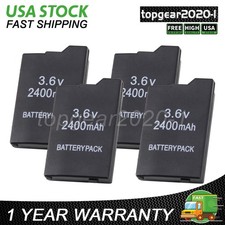 4PCS 2400mAh Rechargeable Battery Li-Ion For Sony PSP Slim 2000 2001 3000 3001