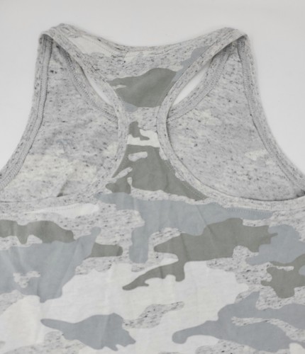 Nike Girls JDI Just Do It Camo Tank Top Gray Tan White AQ0605-019 Size LG - Picture 8 of 8