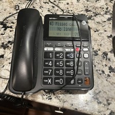Wired phone Landline Senior Big Buttons Backlit Home Office AT&T CD4930 2 Lines