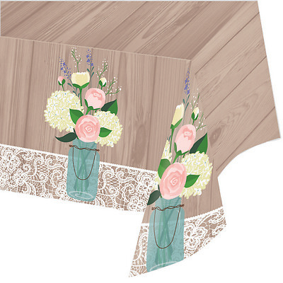 Creative Converting: Tafelkleed Rustic Wedding (137X259Cm) -