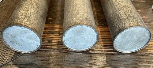 Antique 31” Eugene Dietzgen Co. Drawing Materials Blue Print Tube Metal Rare - Picture 8 of 8