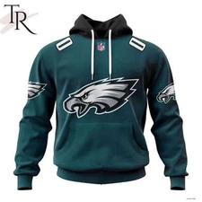 Philadelphia Eagles 2024 Personalized Name And Number Hoodie S5XL AOP