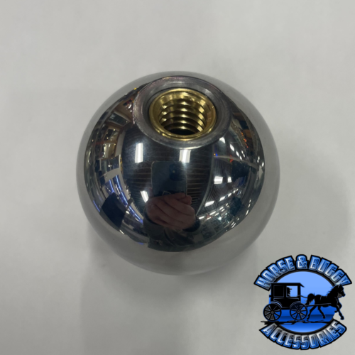 Black U.S. Marine Corps Shift Knob #EM-AF-M-BLK (1/2"-13 female threads) - Picture 3 of 3