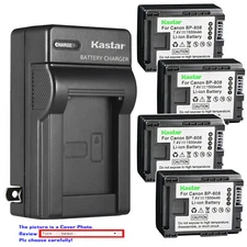Kastar Battery Wall Charger for Canon BP-808 CG-800 & Canon FS100 Camcorder