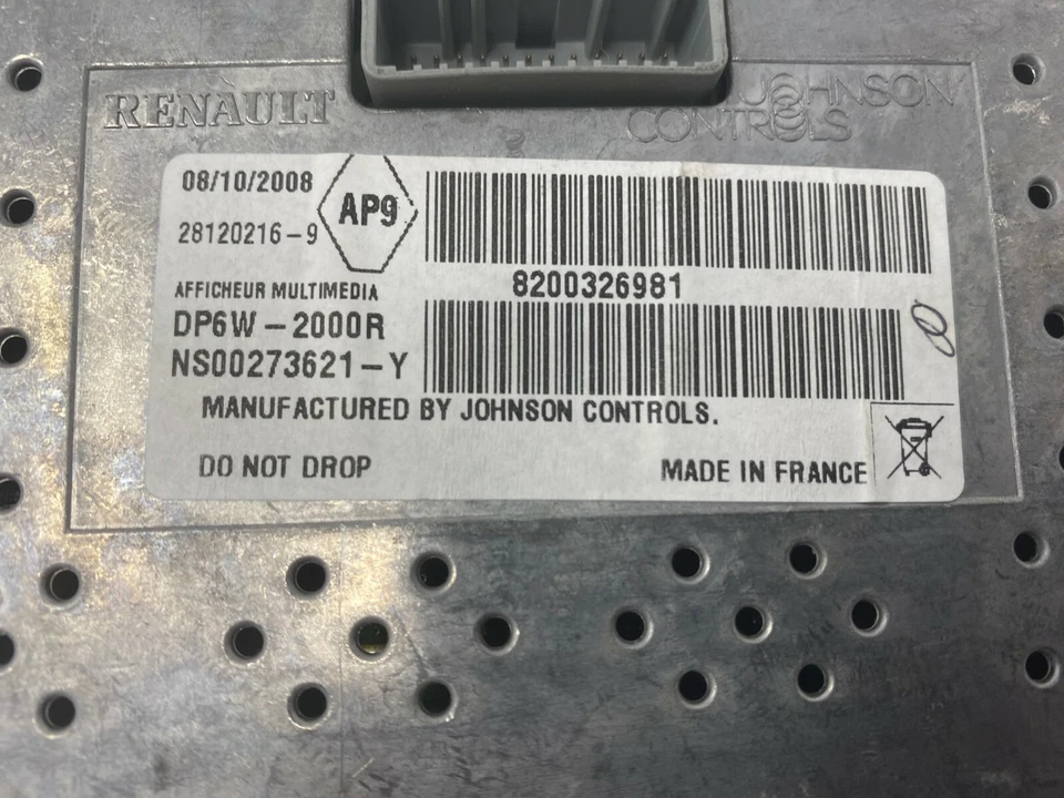ECRAN LCD AFFICHEUR MULTIMIDIA GPS NAVIGATION RENAULT SCENIC 2 LAGUNA 2 VELSATIS - Photo 4/4