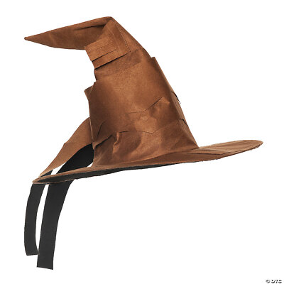 Adult's Brown Curved Wizard Hat - Morris Costumes