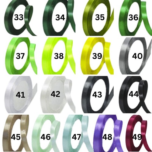 Double Face Satin Ribbon 3/8" wide, 25 yards long- 49 COLORS - Picture 146 of 151