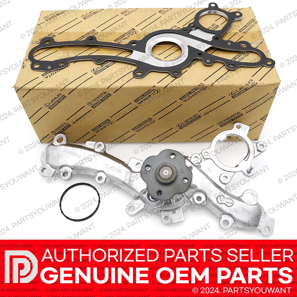 Bomba de agua GENUINA Toyota Lexus RX IS GS RC 350 OEM 3,5 L V6 2GR 16100-39616 Foto 2 de 4