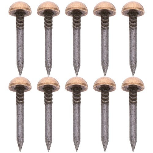10 Pcs Bronze Decorative Studs Brass Thumb Tacks Furniture for Upholstery
