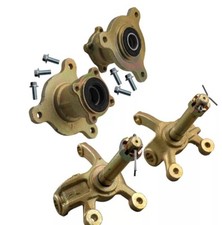 Front Steering Knuckle Spindle 3 Bolt Wheel Hub for Go Kart /Buggy /Quad /Trike