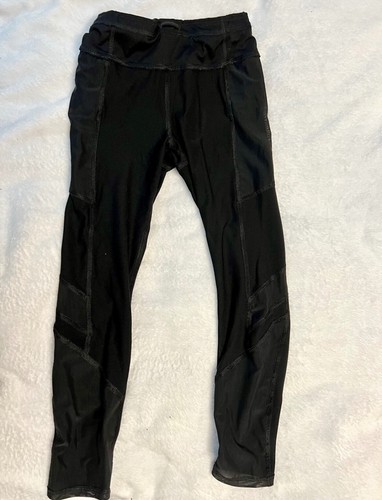 All In Motion Girls Leggings Black Size M 7/8 - Picture 4 of 4