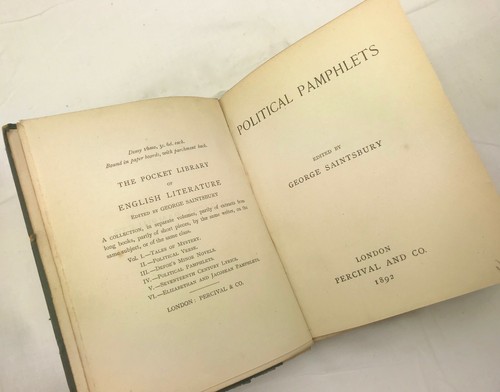 Political Pamphlets 1892 Great Britain England History Politics Scotland Ireland - Picture 4 of 7