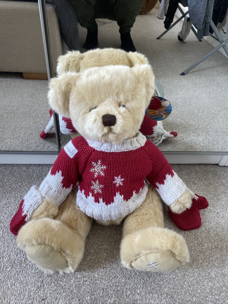 Harrods Teddy Bear 2008 Vintage Toy Used With Tags | eBay UK