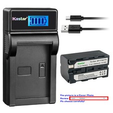 Kastar Battery LCD Charger for NP-F770  Sony MVC-FD5 MVC-FD51 MVC-FD7 MVC-FD71