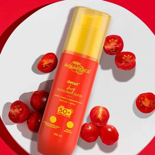Aqualogica Detan+ Dewy Sunscreen Spray For All Skin Types 100 ml - 第 6/8 張圖片