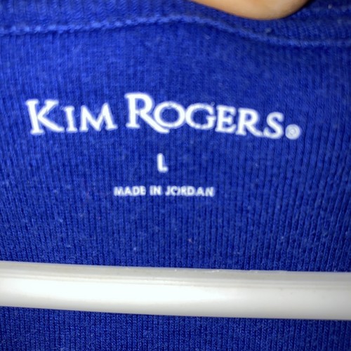Kim Rogers —-camisa azul y blanca--talla-L - Imagen 4 de 4