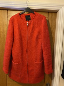 collarless teddy coat