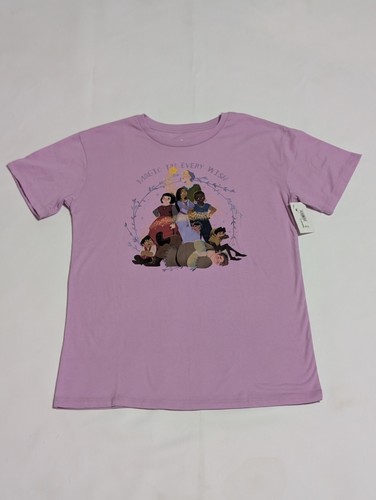 Girls Disney Wish Purple T-Shirt Size Large 10/12 New With Free Shipping - Picture 6 of 6