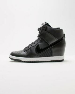 Rare Nike Wmns Dunk Sky Hi Essential Black White 644877-008 Size