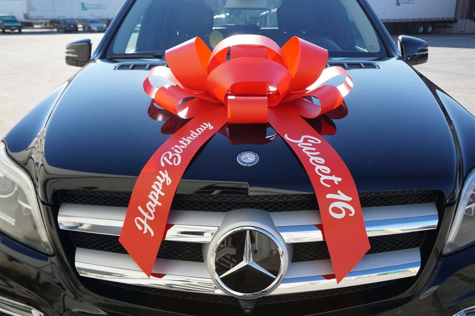 Sweet 16 автомобильный бант, гигантский Happy день рождения магнитные назад автомобиля бант, сладкий 16 большой бант - Изображение 4 из 4