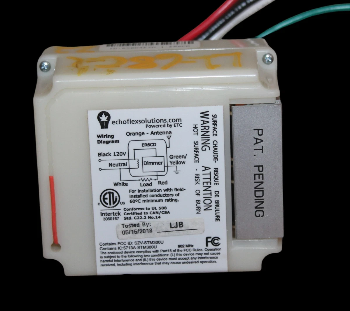 Echoflex ER6CD Phase Adaptive Dimmer Installation Guide