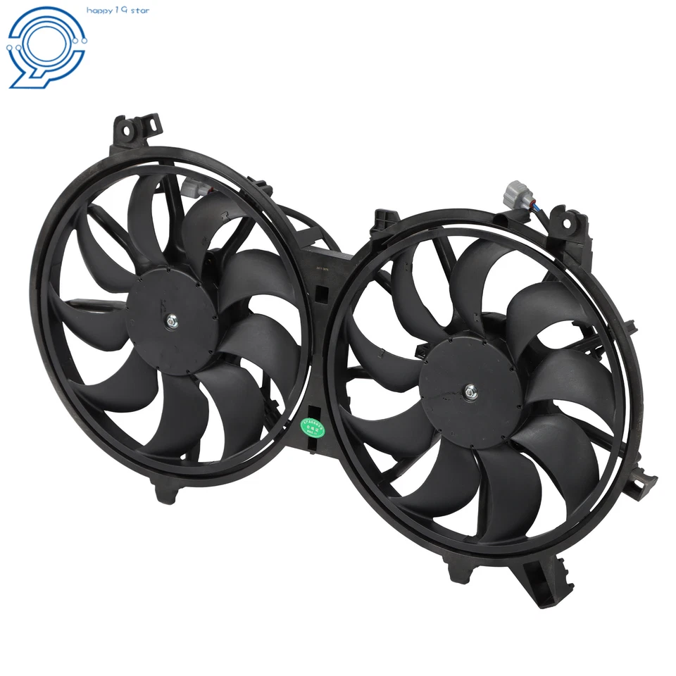 2008-2013 For Infiniti G37 3.7L 3696CC Radiator Condenser Cooling Fan Assembly Foto 2 de 4