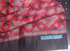 VINTAGE WOMEN'S SCARF , SARAH COVENTRY, 10 X 54