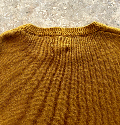 Pendleton Washable Shetland Wool Crewneck Sweater Men's XXL Deep Gold NWT - Picture 7 of 8
