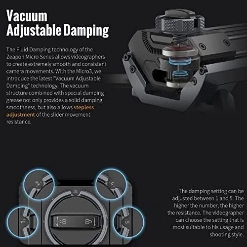 Zeapon Micro 3 Camera track Rail Slider E500 E700 E1000 M500 700 1000 Motorized  - Image 2 of 4