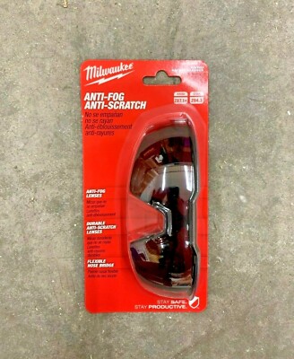 Milwaukee 48-73-2005 Tinted Safety Glasses! Anti-Fog Anti-Scratch ANSI CSA Work