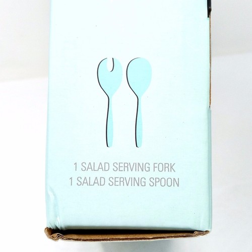 Iridescent Forged Stainless Steel 2 Piece Salad Serving Set Towle Living - Picture 6 of 6