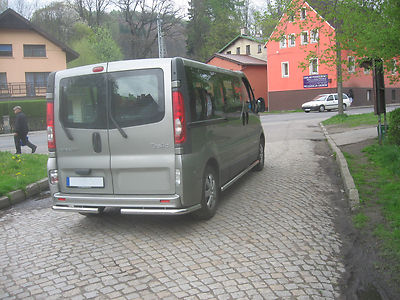 GARANTI 6ANS DIAM RENAULT TRAFIC 14 PROTECTION ARRIERE INOX