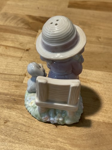 1999 Precious Moments Girl & Punny Salt & Pepper Shaker Set - ENESCO Display - Picture 11 of 12