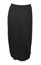 vintage 1970s Half Slip Shadowline Black all-Nylon, Small 28