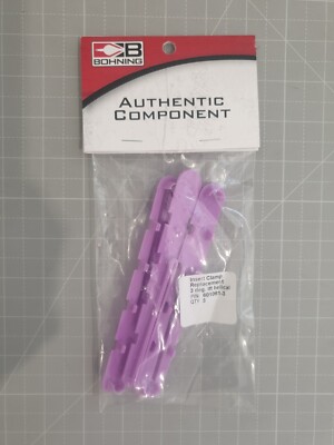 Bohning Authentic Component Insert Clamp Replacement 3pack lila