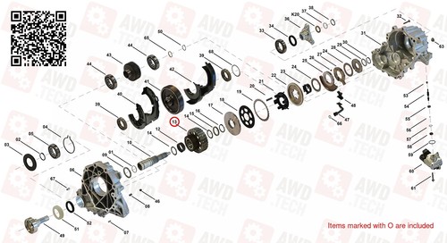 ATC35L/Hyundai ATC/Maserati ATC Transfer Case Gear ASM With Drum Clutch BMW 1... - Picture 4 of 6