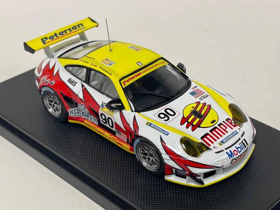 1/43 Ebbro White Lightning Racing Porsche 911 2005 Le Man Car #90 #777 CS1109 Foto 4 de 4