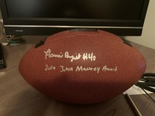 HARRISON BRYANT AUTOGRAPHED UNDER ARMOUR FOOTBALL W/COA & INSC. FAU