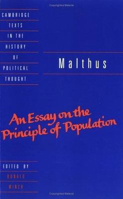 Malthus: 'an Essay on the Principle of Population'