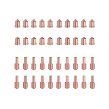 KEMAO 20Pcs 220671 Cutting Nozzle & 20Pcs 220669 Electrode Tips Fit for PMX45...