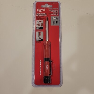 Milwaukee 48-22-2932 4-in-1 Pocket Precision Multi-Bit Screwdriver