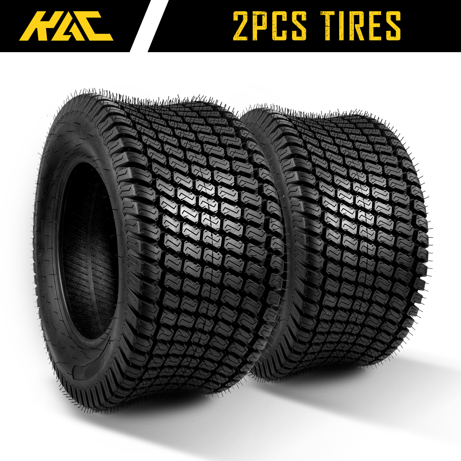23x10.5-12 Lawn Mower / Tractor Turf Tire - 4-Ply Rating (4PR), New Replacement Tire