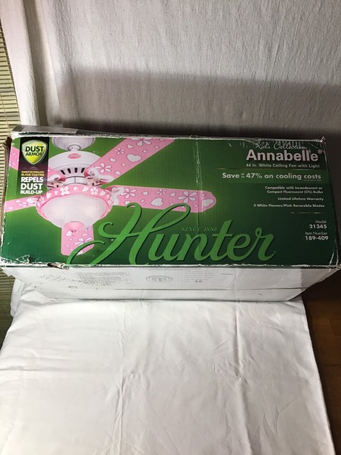 Hunter Kids Collection Annebelle 44 Ceiling Fan W Light 21345