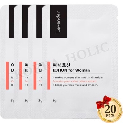 LOVENDER Lotion for Woman 3g x 20pcs Daily Skin Care Korean Cosmetics KOREA Made