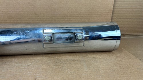 Vance & Hines 95-16 Harley Davidson Touring Single Chrome Oval Slip-On D701RC - Picture 11 of 15