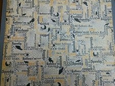 12x12 Halloween Words Cardstock - 4 Sheets