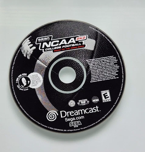 NCAA College Football 2K2: Road to the Rose Bowl (Sega Dreamcast) Disc Only