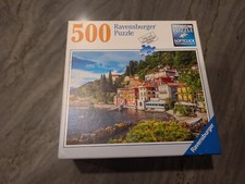 Lake Como 500 PC Puzzle Used Bagged Ravensburger 19x14